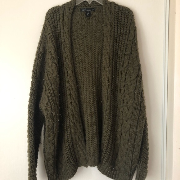 Wet Seal Green Knit Cardigan - Picture 1 of 2
